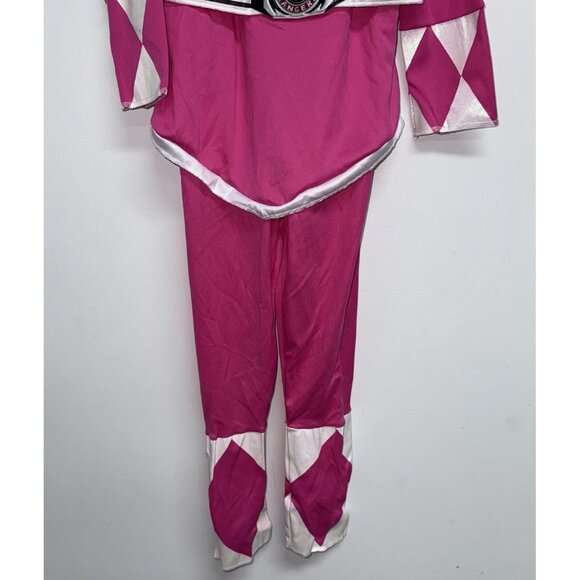 Power Rangers Pink Ranger Halloween Costume Girls Size Small 4-6X Jumpsuit - Picture 3 of 7